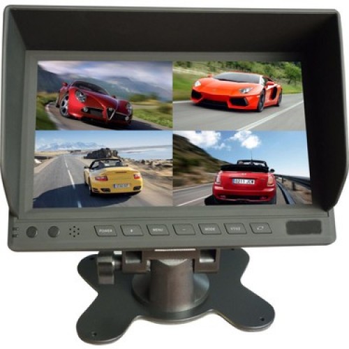 AUDİO MASTER 7" QUAD MONİTÖR 4 DE BÖLÜNEN